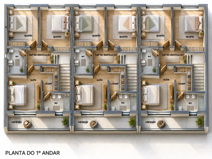 Moradia T3 para Venda em Cristelos, Boim e Ordem Planta 2