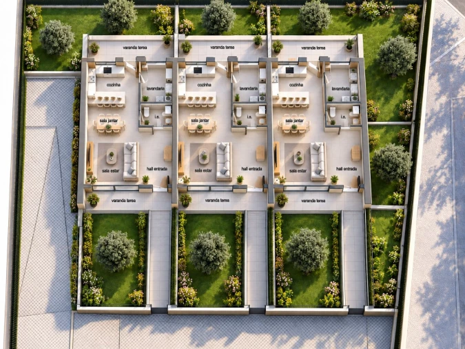 Moradia T3 para Venda em Cristelos, Boim e Ordem Planta 1