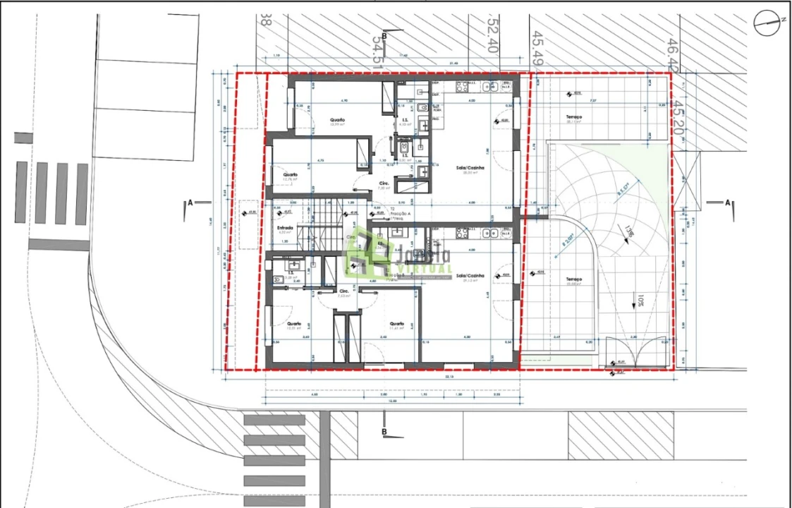 Apartamento T2 para Venda em Fernao Ferro Planta 2