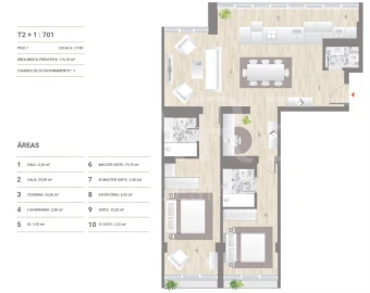 Apartamento T2 para Venda em Estrela
