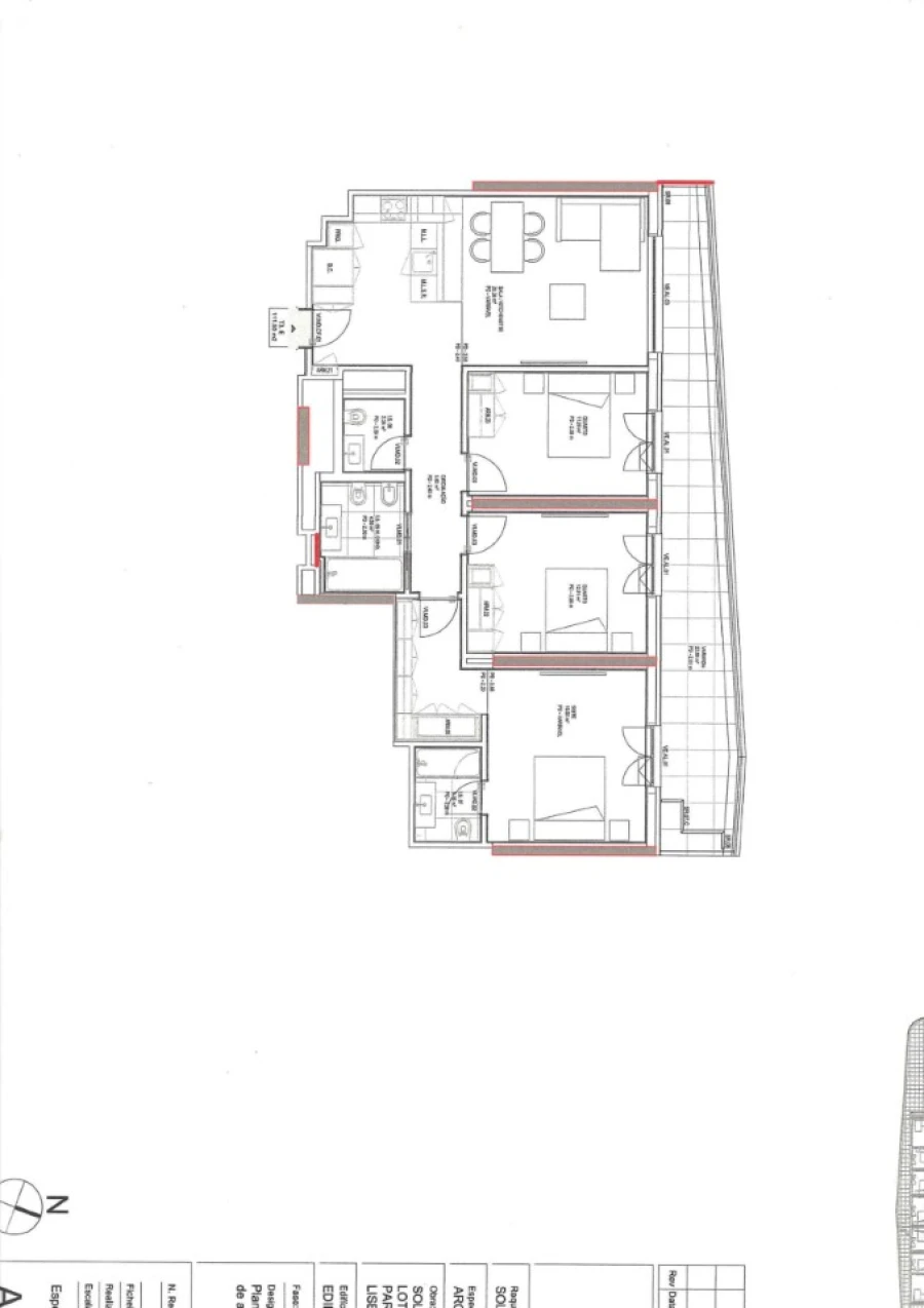Apartamento T3 para Venda em Algés, Linda-A-Velha e Cruz Quebrada-Dafundo Planta 1