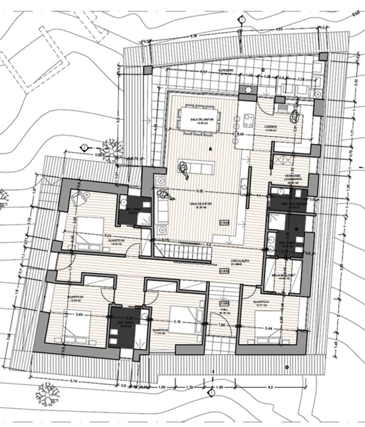 Quinta T4 para Venda em Palmela Planta 12