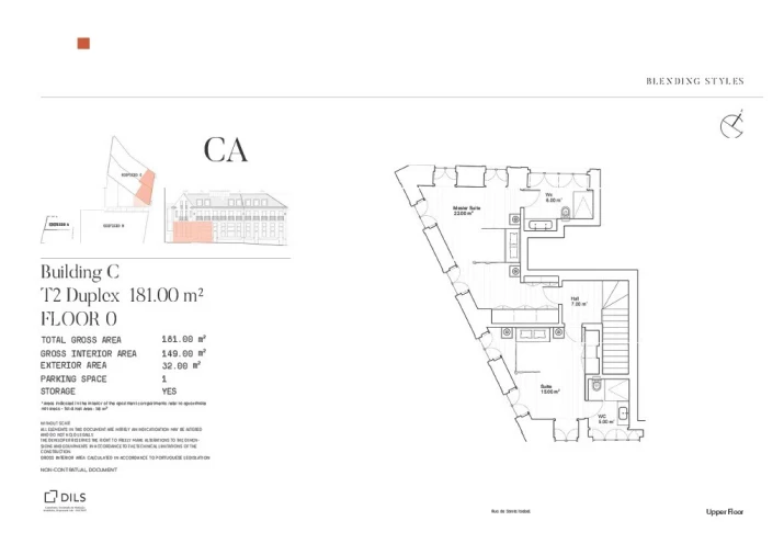 Apartamento T2 para Venda em Campo de Ourique Planta 2