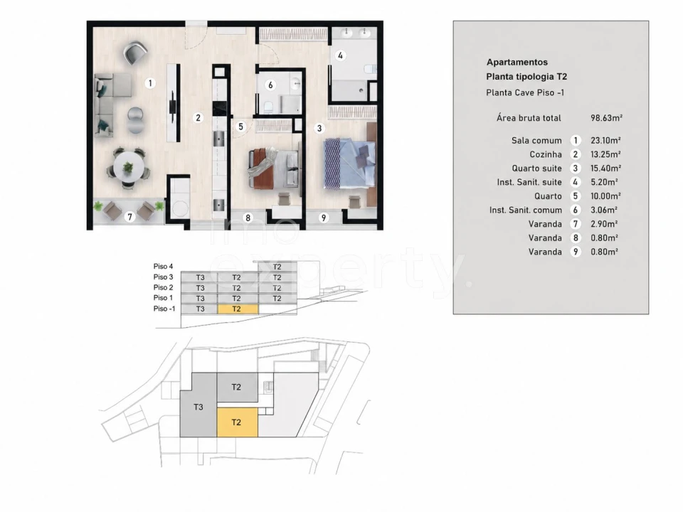 Apartamento T2 para Venda em Caniço Foto 13