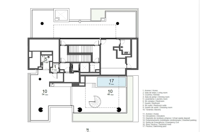Apartamento T4 para Venda em Aldoar, Foz do Douro e Nevogilde Planta 1