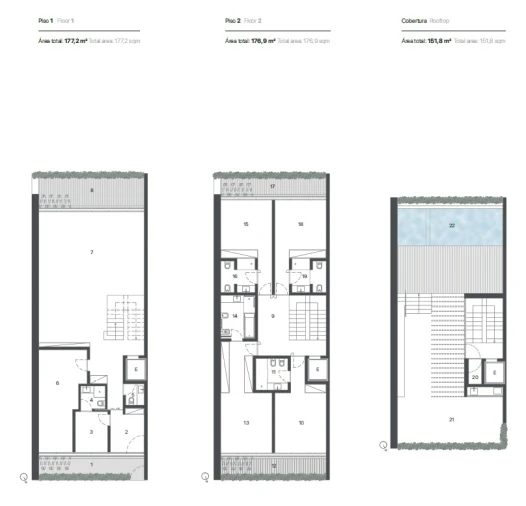 Apartamento T5 para Venda em Aldoar, Foz do Douro e Nevogilde Planta 1