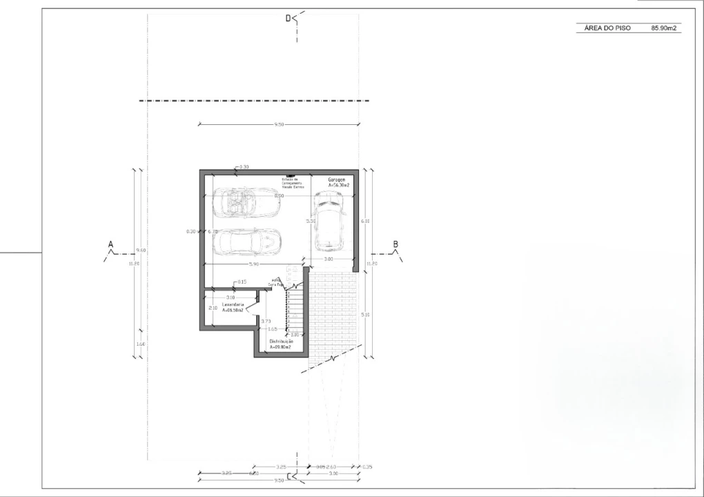 Moradia T4 para Venda em Amora Planta 5