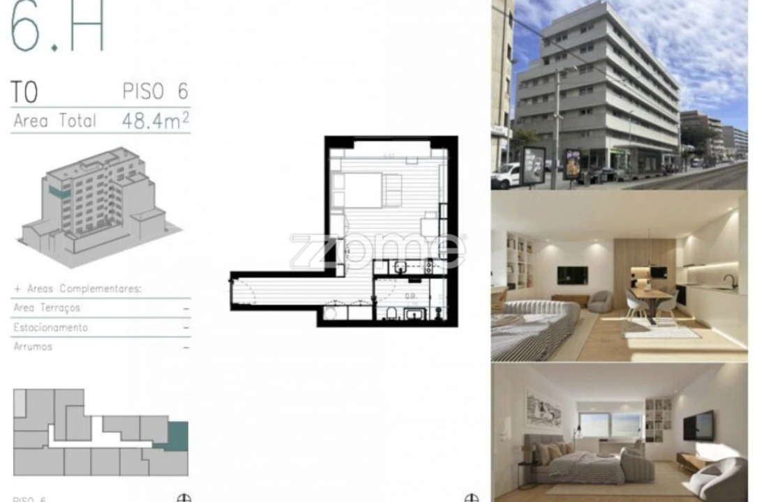 Apartamento T1 para Venda em Matosinhos e Leça da Palmeira Foto 5