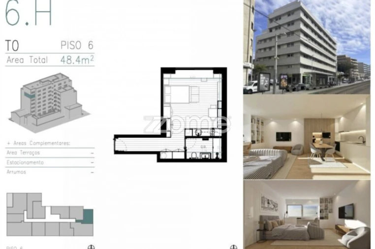 Apartamento T1 para Venda em Matosinhos e Leça da Palmeira Foto 5