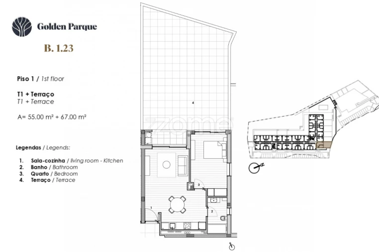 Apartamento T1 para Venda em Rio Tinto Foto 13