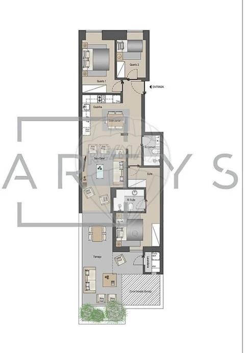 Apartamento T3 para Venda em Areeiro