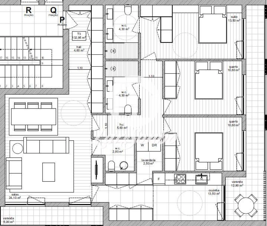 Apartamento T3 para Venda em Galegos (Santa Maria) Foto 4