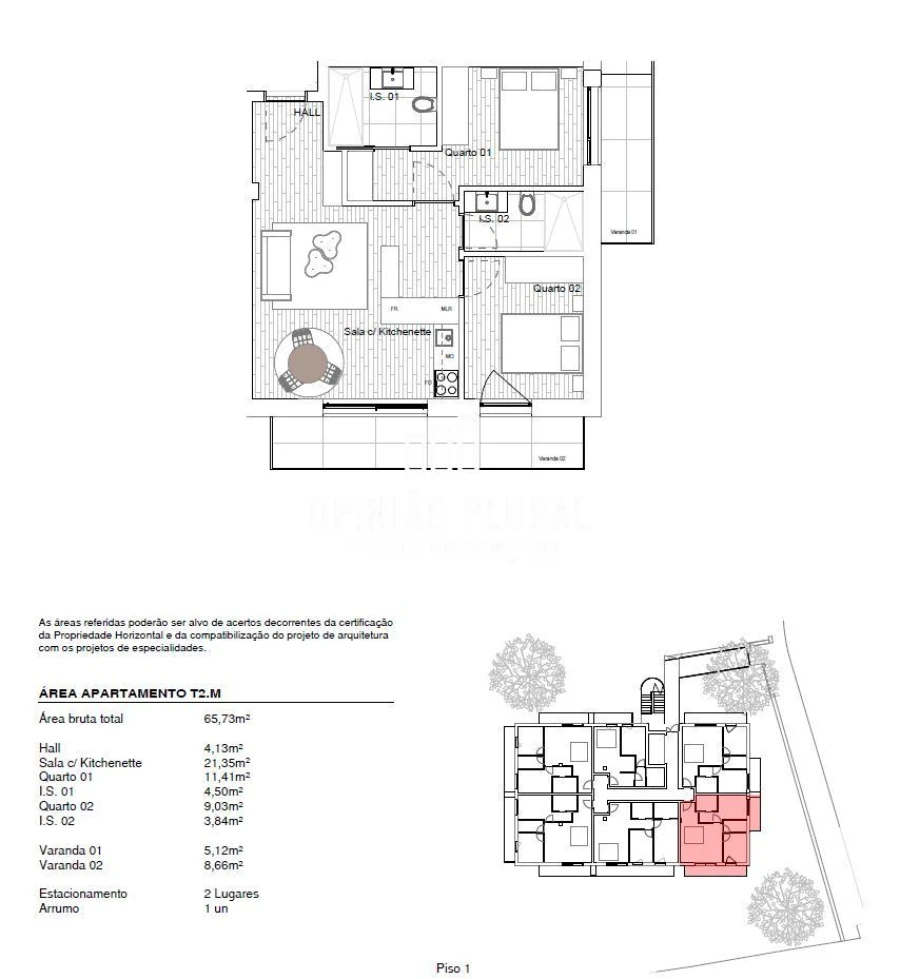Apartamento T2 para Venda em Gondomar (São Cosme), Valbom e Jovim Foto 11