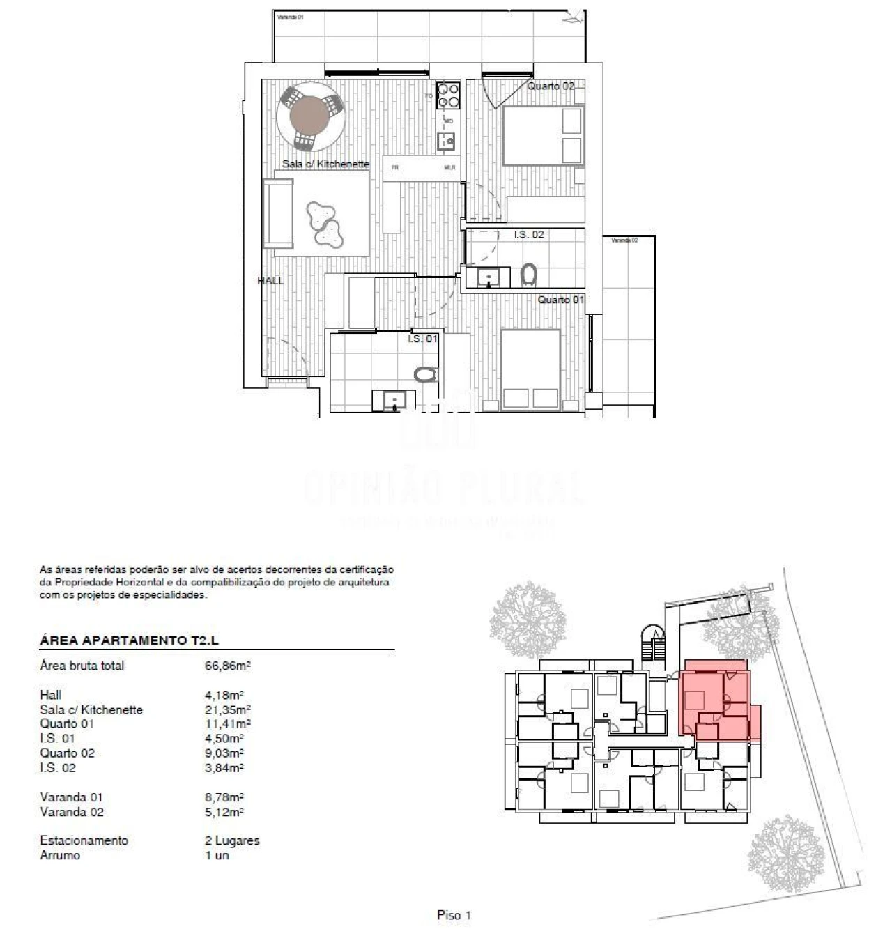 Apartamento T2 para Venda em Gondomar (São Cosme), Valbom e Jovim Foto 11