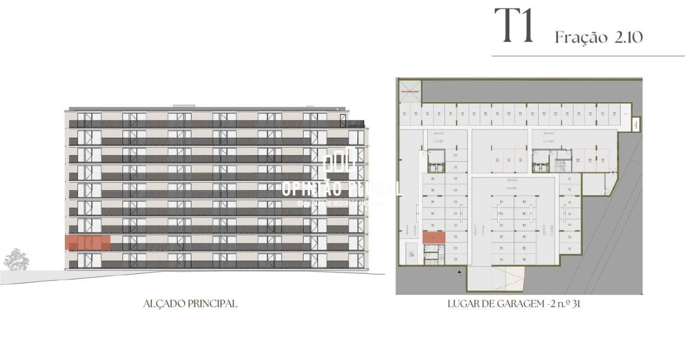 Apartamento T1 para Venda em Vilar de Andorinho Foto 9