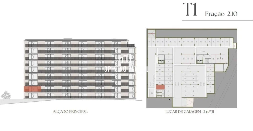 Apartamento T1 para Venda em Vilar de Andorinho