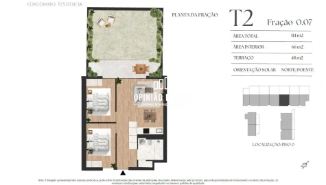 Apartamento T2 para Venda em Vilar de Andorinho