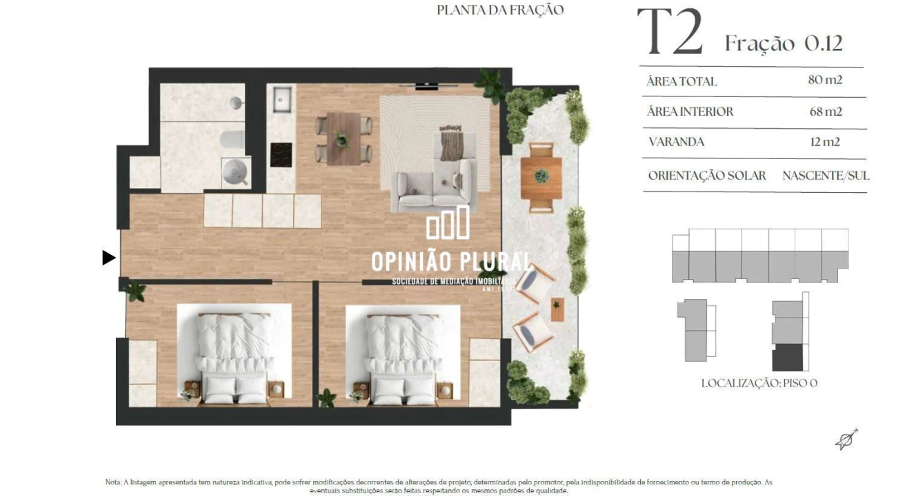 Apartamento T2 para Venda em Vilar de Andorinho Foto 8
