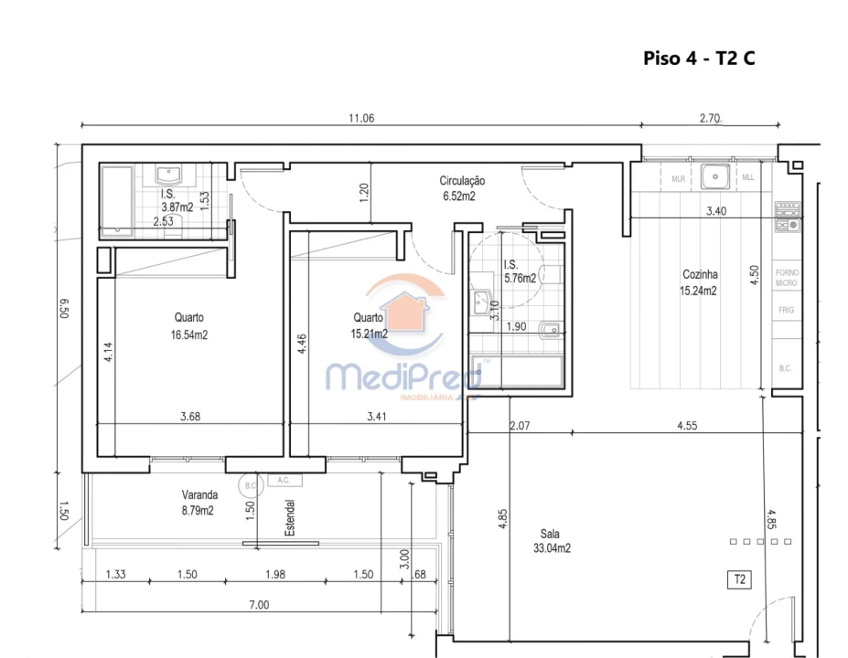 Apartamento T2 para Venda em Ramada e Caneças Foto 13