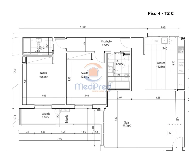 Apartamento T2 para Venda em Ramada e Caneças Foto 13