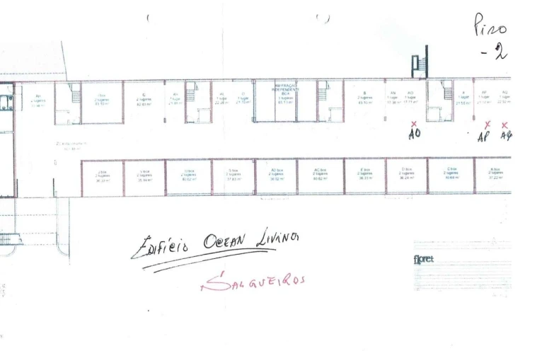 Garagem para Venda em Canidelo Planta 1