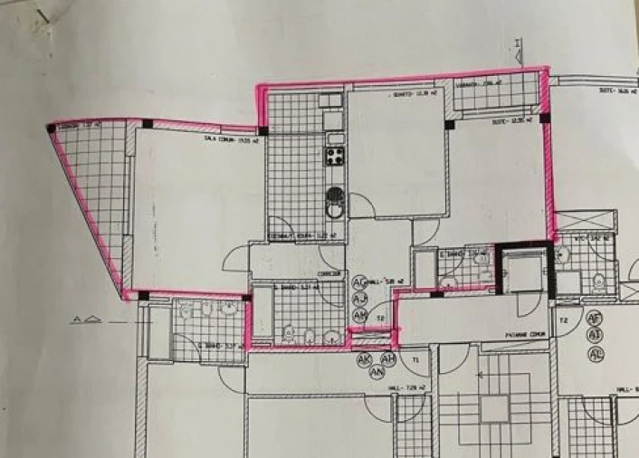 Apartamento T2 para Venda em Alfena Planta 1