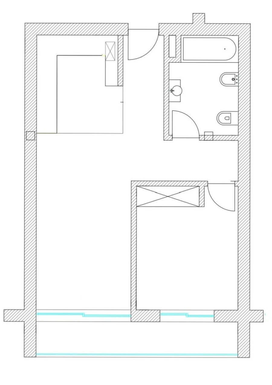 Apartamento T1 para Venda em Paredes de Coura e Resende Planta 1