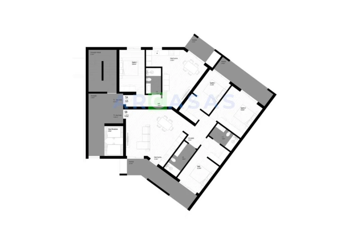 Apartamento T3 para Venda em Pedrouços Foto 14