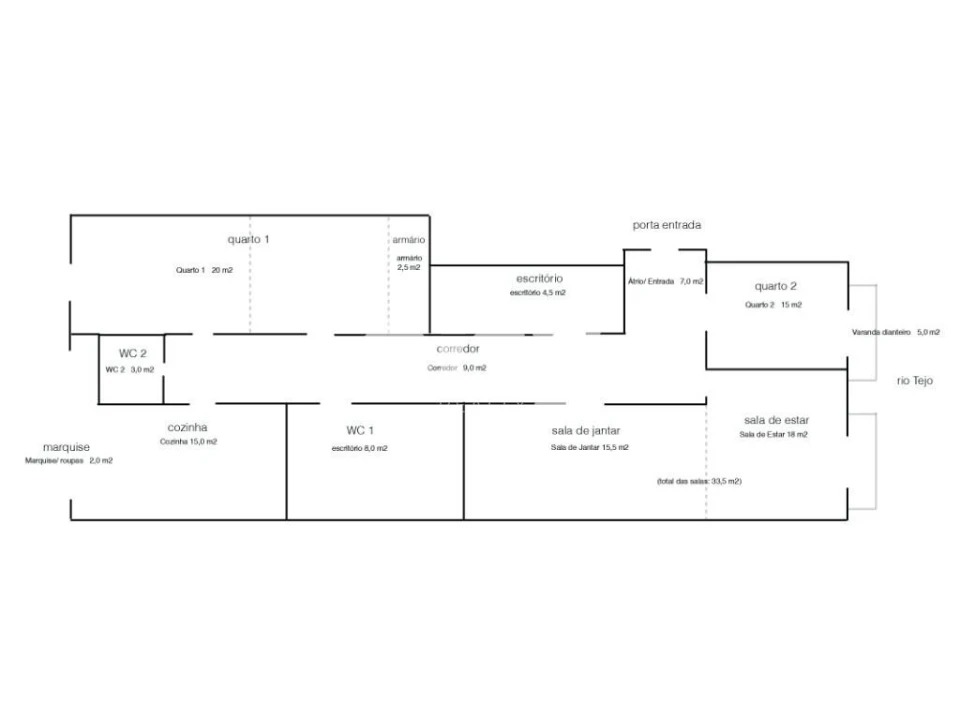 Apartamento T3 para Venda em Estrela Foto 18