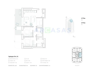 Apartamento T2 para Venda em Paranhos
