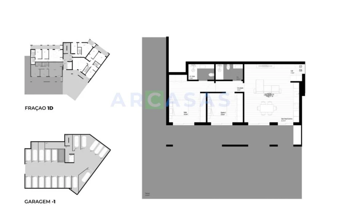Apartamento T2 para Venda em Pedrouços Foto 14