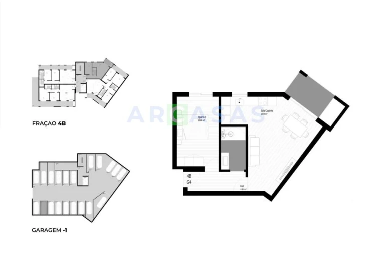 Apartamento T1 para Venda em Pedrouços Foto 14