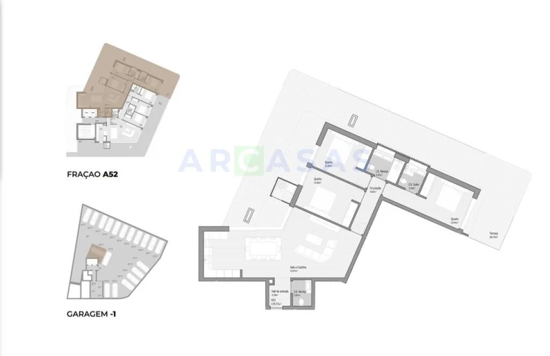 Apartamento T3 para Venda em Bougado (São Martinho e Santiago) Foto 15