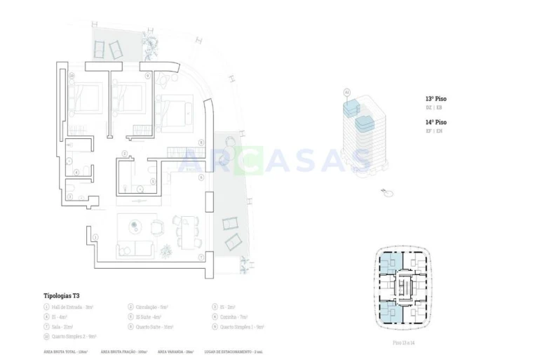 Apartamento T3 para Venda em Paranhos Foto 11