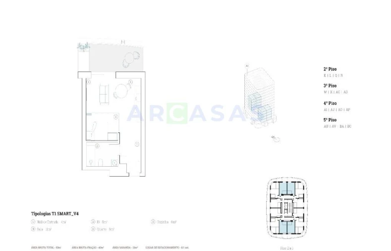 Apartamento T1 para Venda em Paranhos Foto 22
