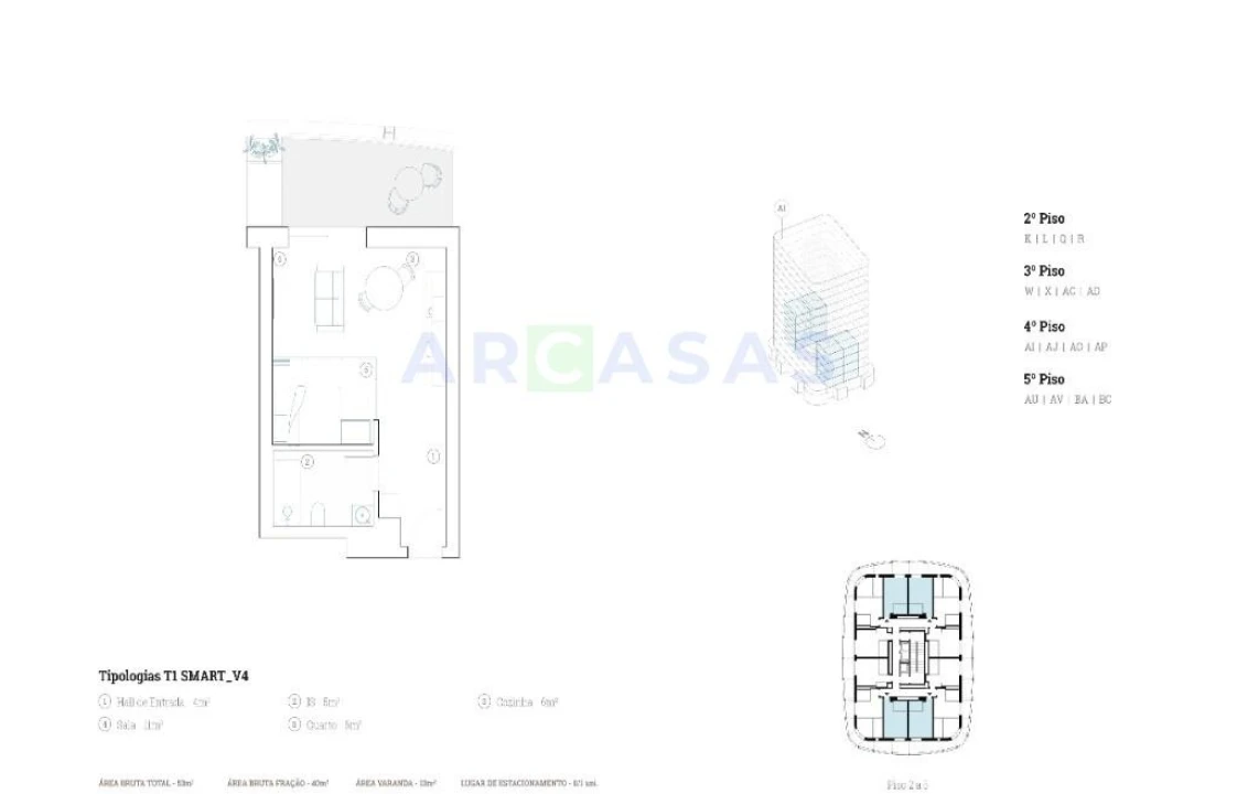 Apartamento T1 para Venda em Paranhos Foto 22