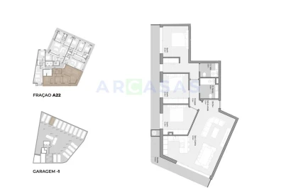 Apartamento T3 para Venda em Bougado (São Martinho e Santiago)