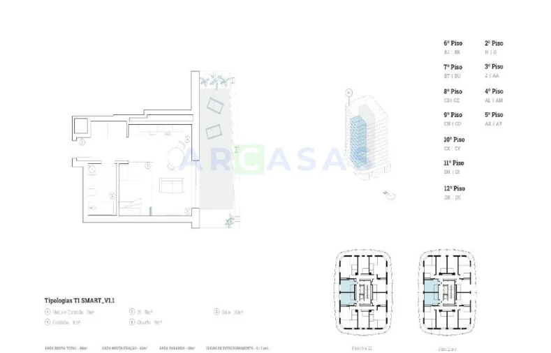 Apartamento T1 para Venda em Paranhos Foto 18