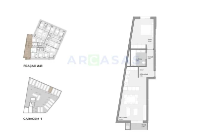 Apartamento T1 para Venda em Bougado (São Martinho e Santiago)
