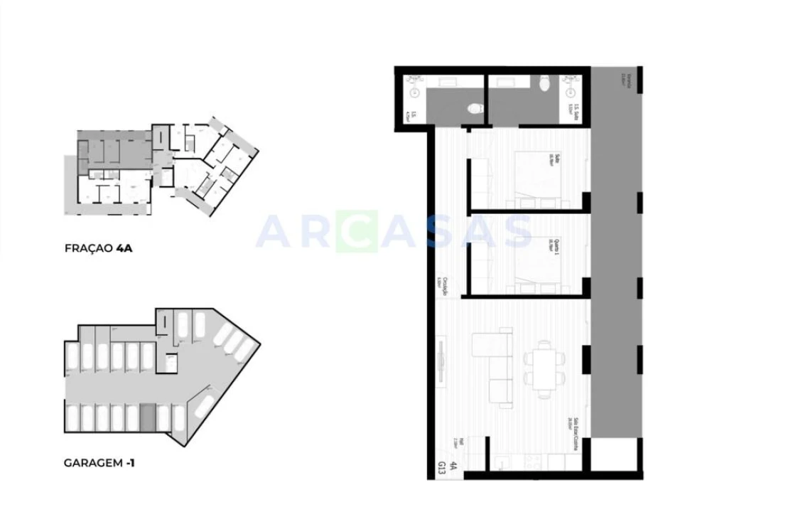 Apartamento T2 para Venda em Pedrouços Foto 14