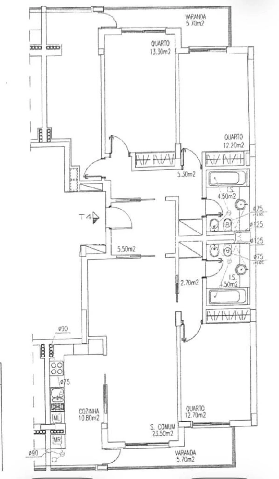 Apartamento T3 para Venda em Faro (Sé e São Pedro) Foto 10