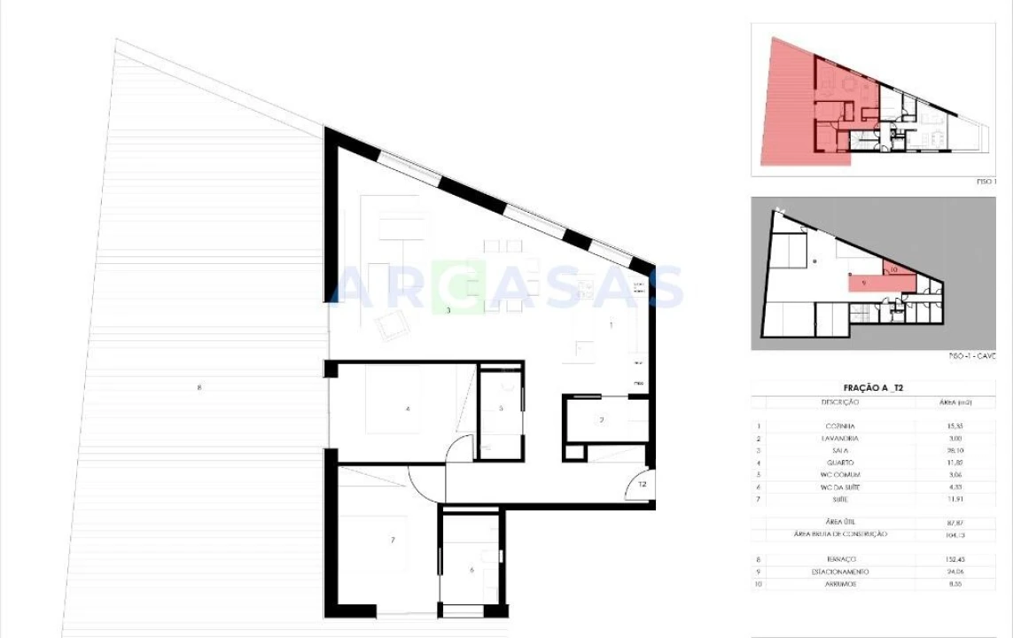 Apartamento T2 para Venda em Gondomar (São Cosme), Valbom e Jovim Foto 19