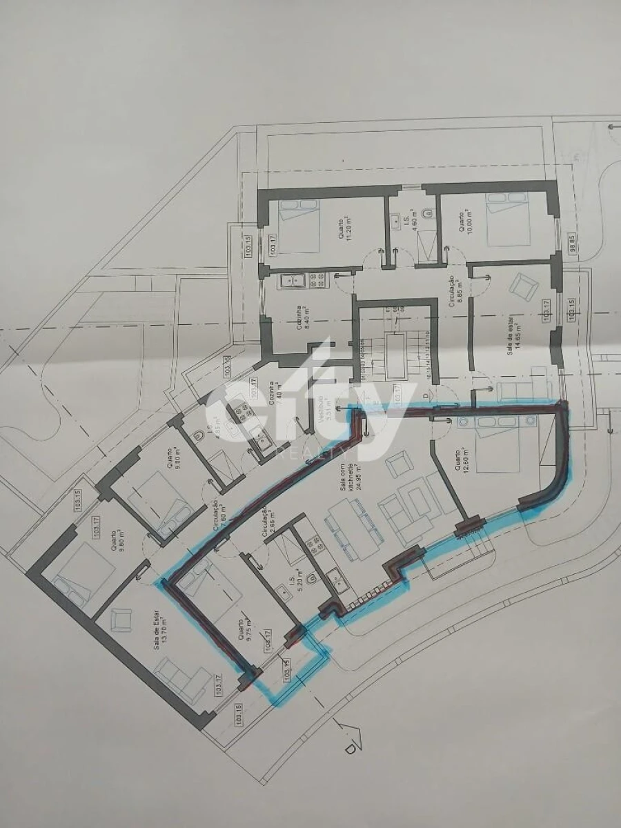 Apartamento T2 para Venda em Falagueira-Venda Nova Planta 1