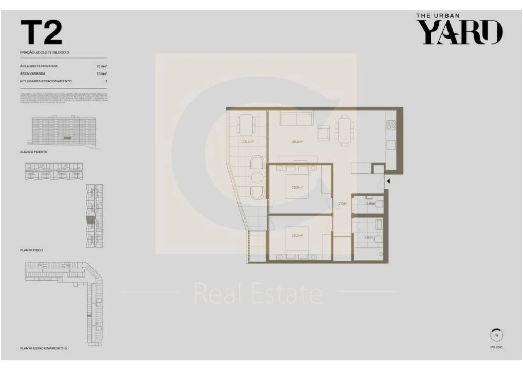 Apartamento T2 para Venda em Santa Marinha e São Pedro da Afurada Foto 10