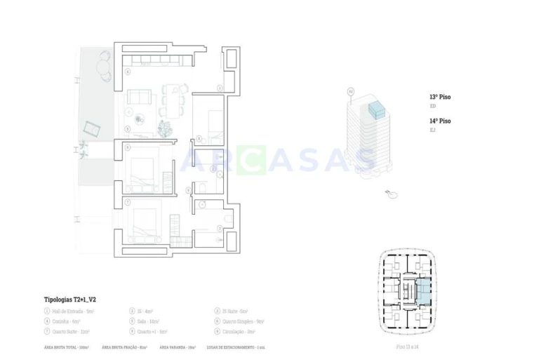 Apartamento T2 para Venda em Paranhos Foto 11