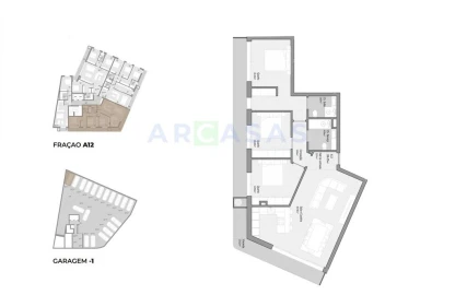 Apartamento T3 para Venda em Bougado (São Martinho e Santiago)