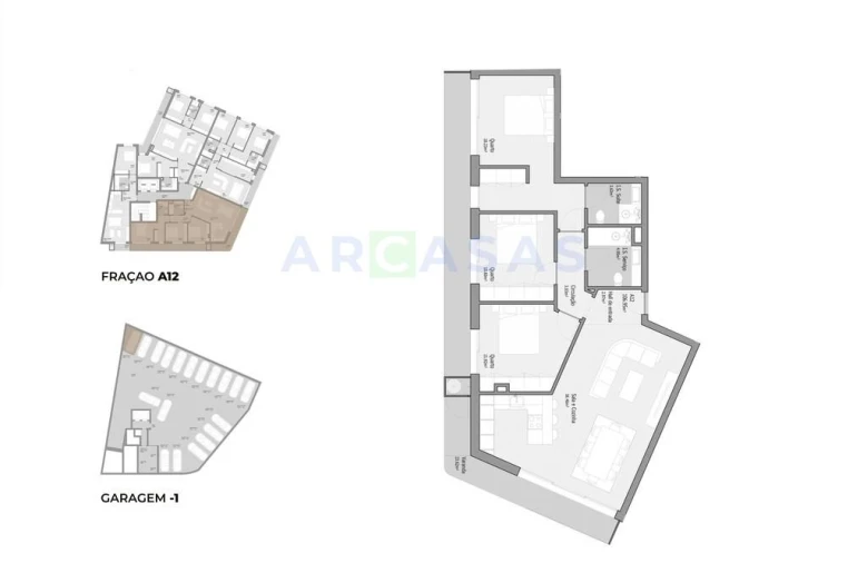 Apartamento T3 para Venda em Bougado (São Martinho e Santiago) Foto 15