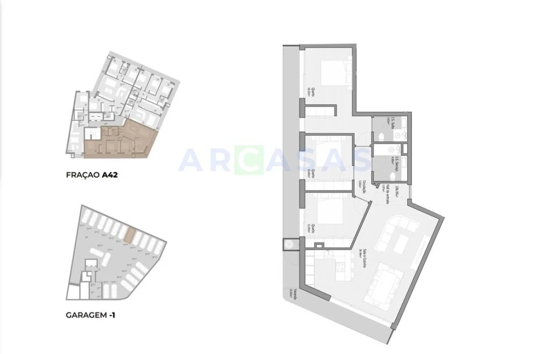 Apartamento T3 para Venda em Bougado (São Martinho e Santiago) Foto 15
