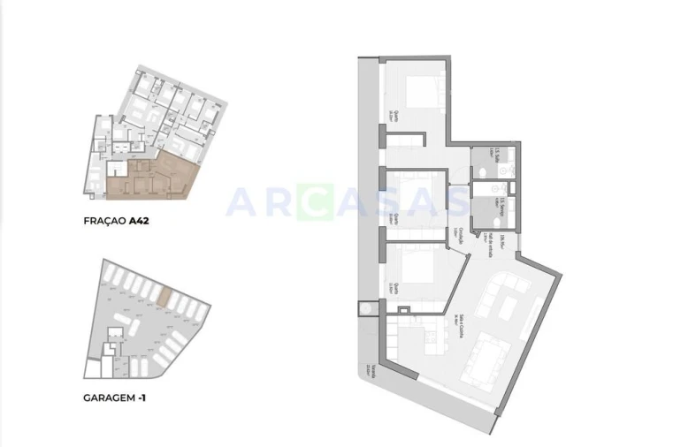 Apartamento T3 para Venda em Bougado (São Martinho e Santiago) Foto 15