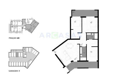 Apartamento T3 para Venda em Pedrouços